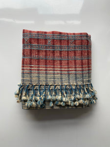 Local Wool Handwoven Hand Spun & Hand Dyed Desi Wool Shawl, Kutch