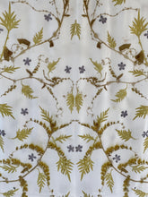 Load image into Gallery viewer, White Botanical Print Scarf | Indigenous Cotton | Handwoven &amp; Naturally Dyed - 0020C-SY-HT