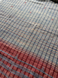 Local Wool Handwoven Hand Spun & Hand Dyed Desi Wool Shawl, Kutch