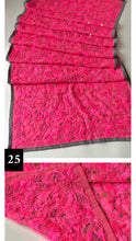 Load image into Gallery viewer, Mini Handmade Georgette Scarves / Wrap ~ Multiple Colours