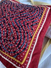 Load image into Gallery viewer, Rabari Appliqué Technique Cushion Cover | Kala Cotton | by Sarjaniben Bhacha