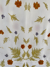 Load image into Gallery viewer, White Botanical Print Scarf | Indigenous Cotton | Handwoven &amp; Naturally Dyed - 0020D-SY-HT