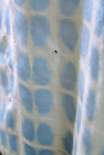 Load image into Gallery viewer, Sky Blue Bangalore Silk Scarf Itajime Hand Dyed