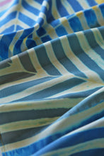 Load image into Gallery viewer, Multi Tone Habotai Silk Scarf Itajime Hand Dyed