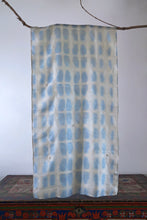 Load image into Gallery viewer, Sky Blue Bangalore Silk Scarf Itajime Hand Dyed