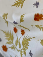 Load image into Gallery viewer, White Botanical Print Scarf | Indigenous Cotton | Handwoven &amp; Naturally Dyed - 0020D-SY-HT