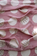Load image into Gallery viewer, Healing Manjistha Botanical Print Habotai Silk Scarf Itajime Hand Dyed