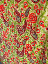 Load image into Gallery viewer, Yellow x Red Pink Handmade Sheer Chiffon Wrap / Throw - C050