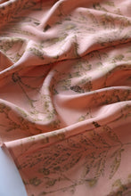 Load image into Gallery viewer, Healing Manjistha Pink Habotai Silk Scarf Eco Print Hand Dyed