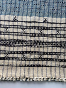 Local Wool Handwoven Hand Spun & Hand Dyed Desi Wool Shawl, Kutch
