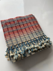 Local Wool Handwoven Hand Spun & Hand Dyed Desi Wool Shawl, Kutch